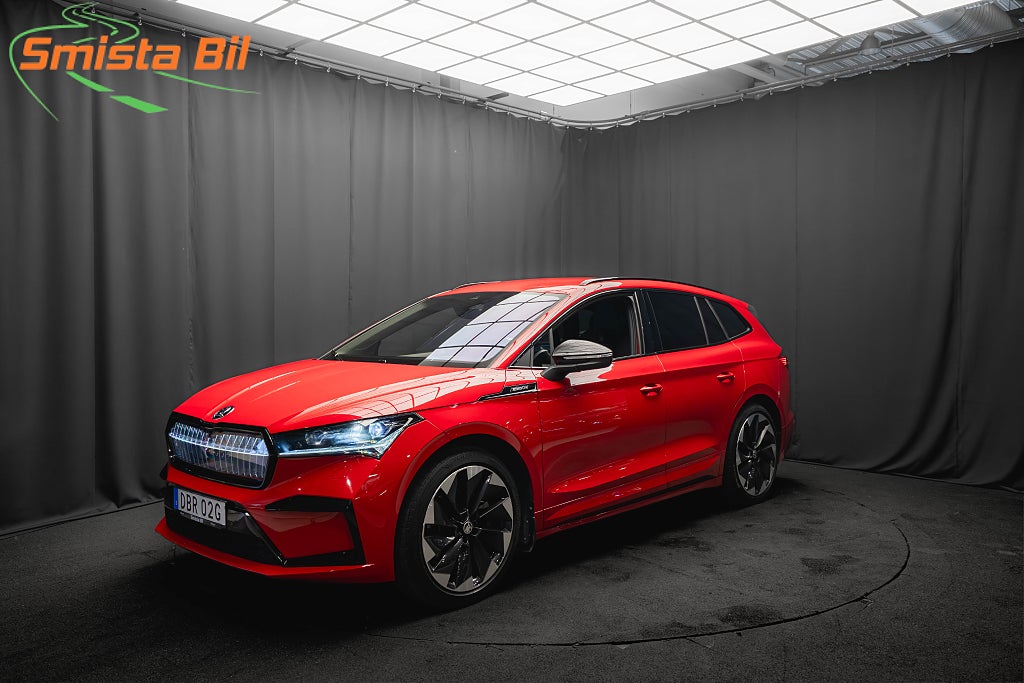 Skoda Enyaq iV 80x SPORTLINE CRYSTAL 21'' DRAG HUD CANTON 1-ÄGARE MOMS
