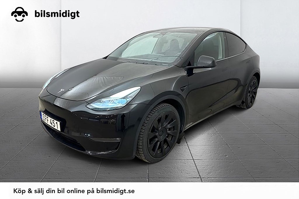 Tesla Model Y Long Range AWD Drag AP Läder Premiumljud V-Pump 514hk