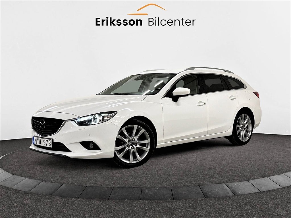 Mazda 6 Wagon 2.2 SKYACTIV-D Navi/B-kam/Skinn/Keyless/Bose/Eu-6