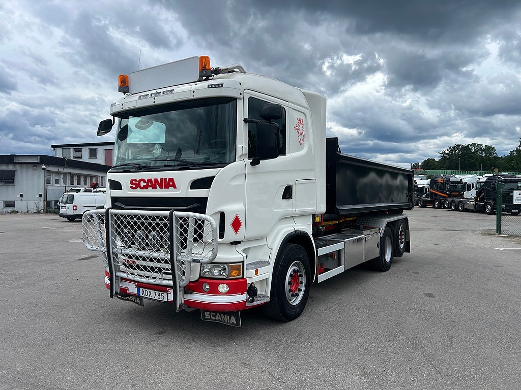 Scania R500 V8 6x2*4 Manuell Växellåda, Lastväxlare inkl flak