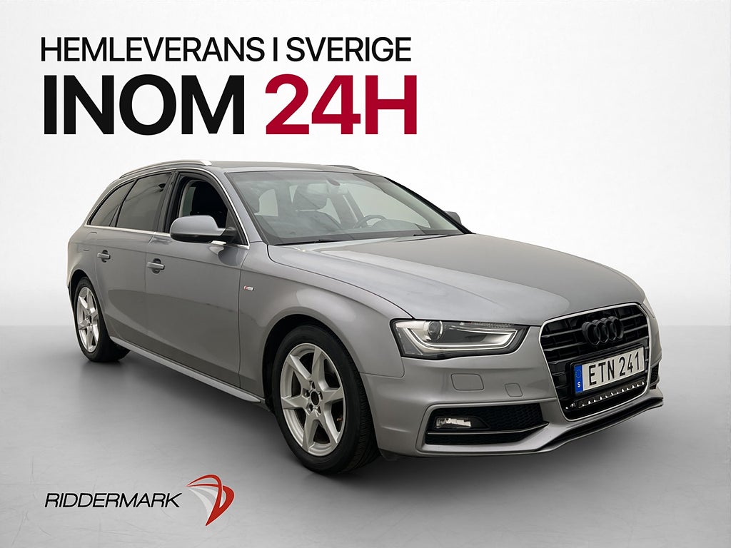 Audi A4 2.0 TDI Quattro 150hk S-Line D-Värmare Drag