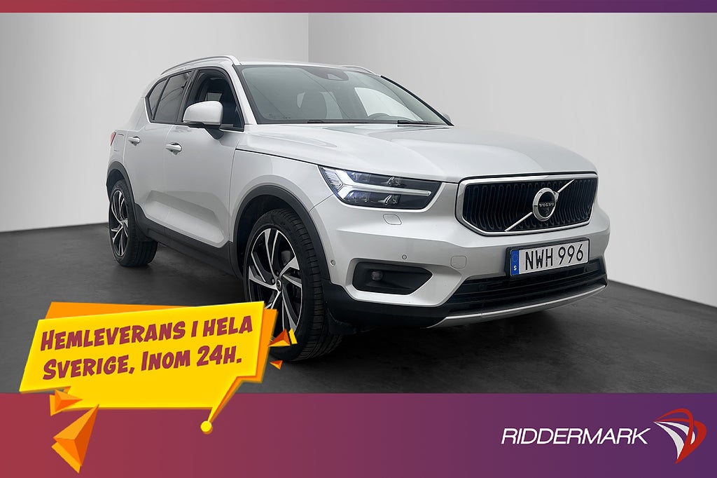 Volvo XC40 D4 AWD Skinn 360° VoC Värmare Drag BLIS 190hk
