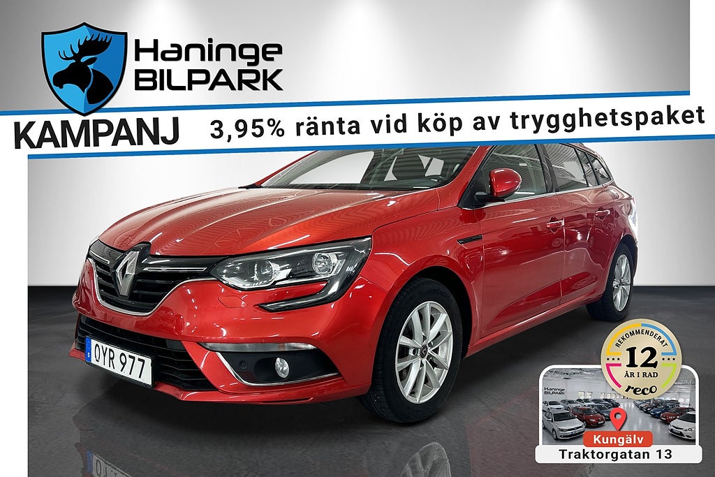 Renault Mégane Sport Tourer 1.2 / Nyservad / CarPlay / Superdeal 3,95%