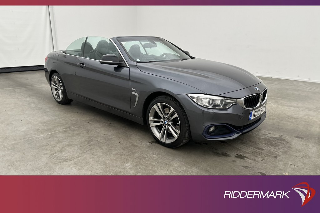 BMW 430 i xDrive Convertible Sport Line Kamera Skinn HiFi