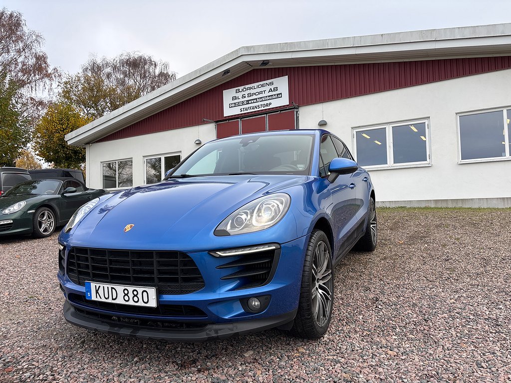 Porsche Macan S PDK Sport Chrono Euro 6 / 21"-hjul / Momsbil