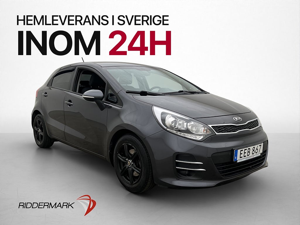 Kia Rio 1.4 CVVT 109hk GLS Farthållare Rattvärme AUX-ingång