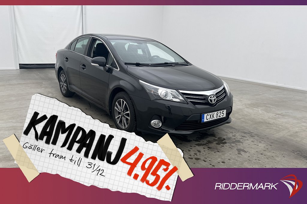 Toyota Avensis Sedan 1.8 147hk Active Värmare K 4,95% Ränta