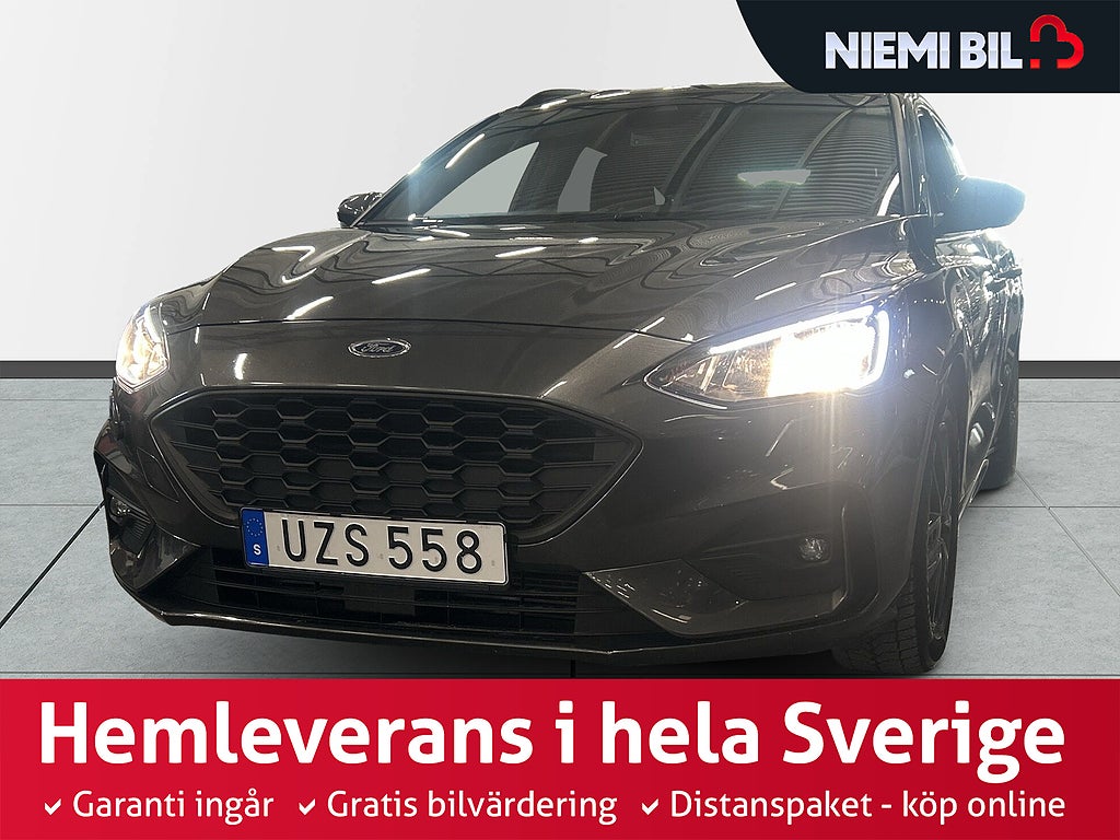 Ford Focus Kombi 1.0 ST-Line S&VHj/M&KVärm/Kamera/Rattvärm/B&OLjud