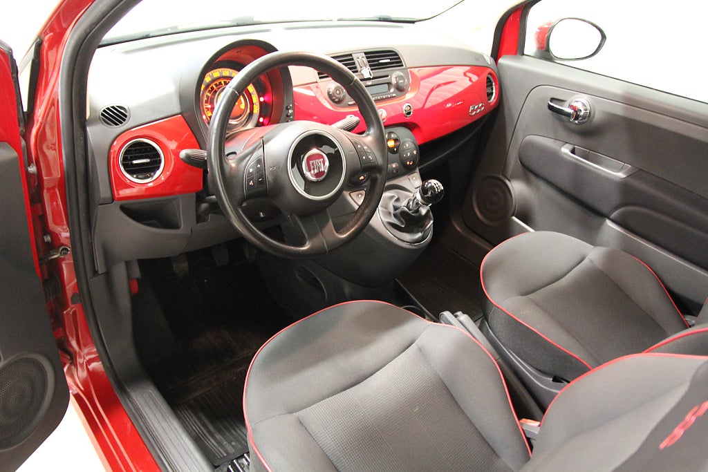 Fiat 500 1.2 8V Lounge-paket Panorama, AC