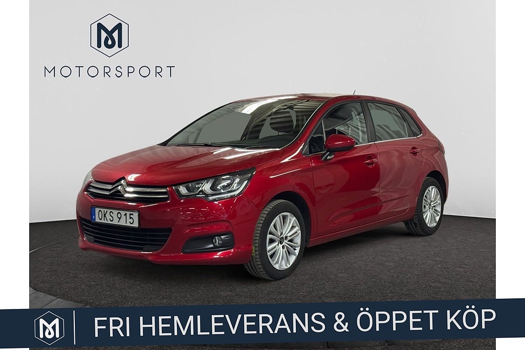 Citroën C4 1.2 e-THP DRAGKROK Apple-Carplay Sensorer ACC 