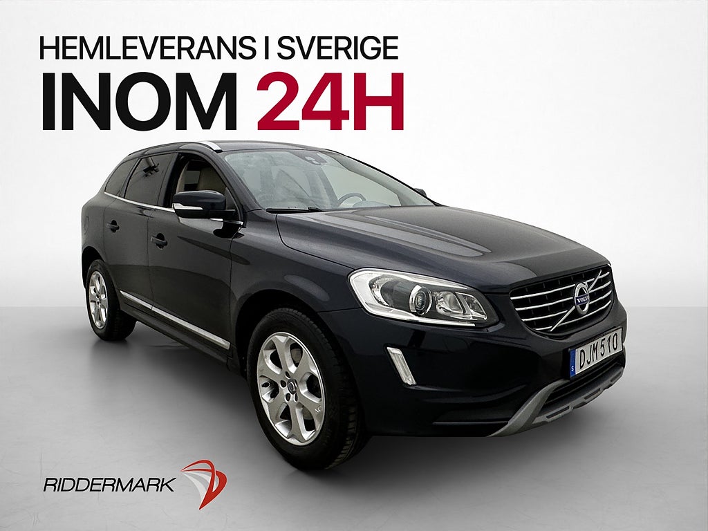 Volvo XC60 D4 AWD Summum Värmare Drag Sensorer Navi Skinn