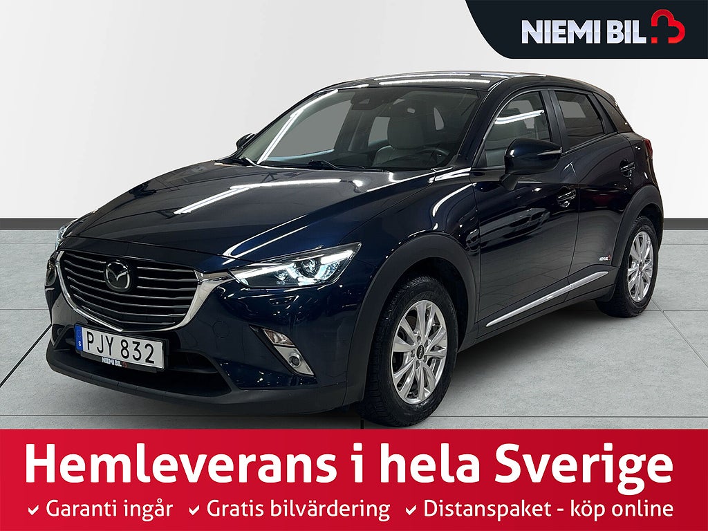 Mazda CX-3 2.0 Optimum B-kamera BOSE-ljud Rattvärme HuD Navi S&V