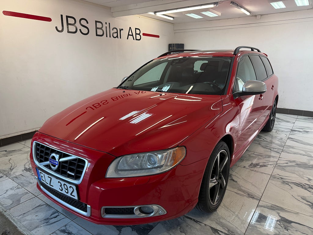 Volvo V70 T4 Powershift R-Design Euro 5, drag, taklucka, Ny serv