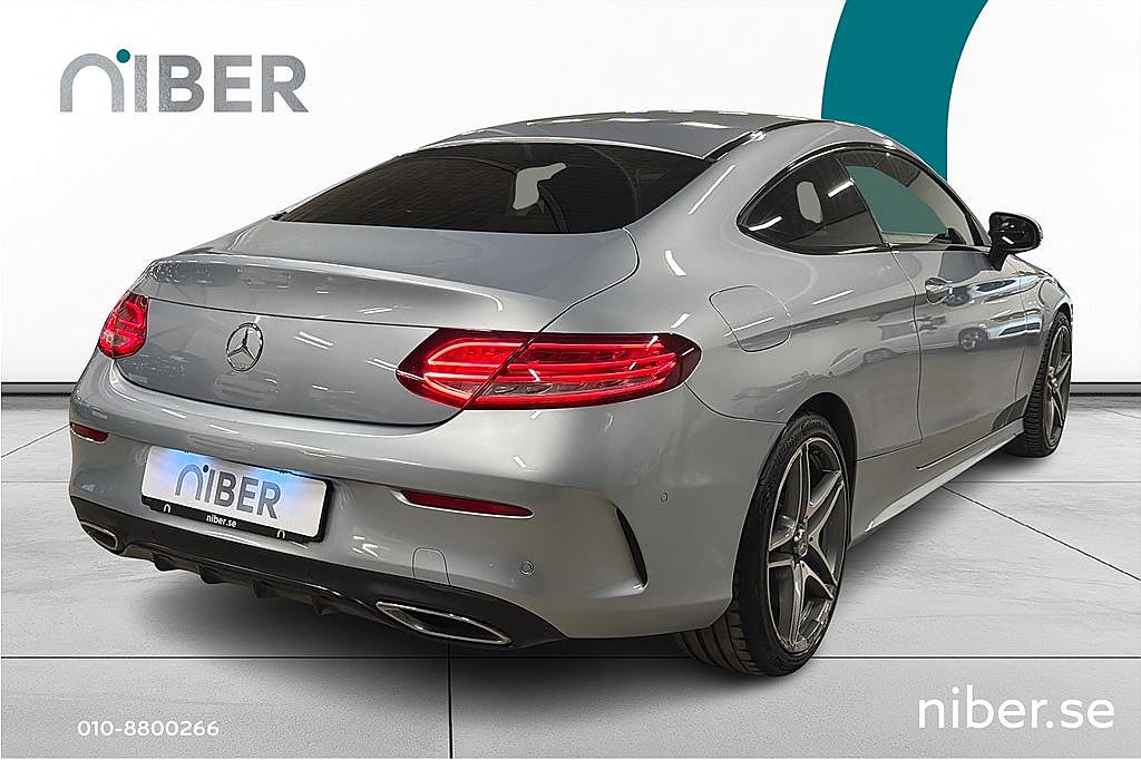 Mercedes-Benz C 220 d Coupé 9G, AMG, Värmare, Burmeister