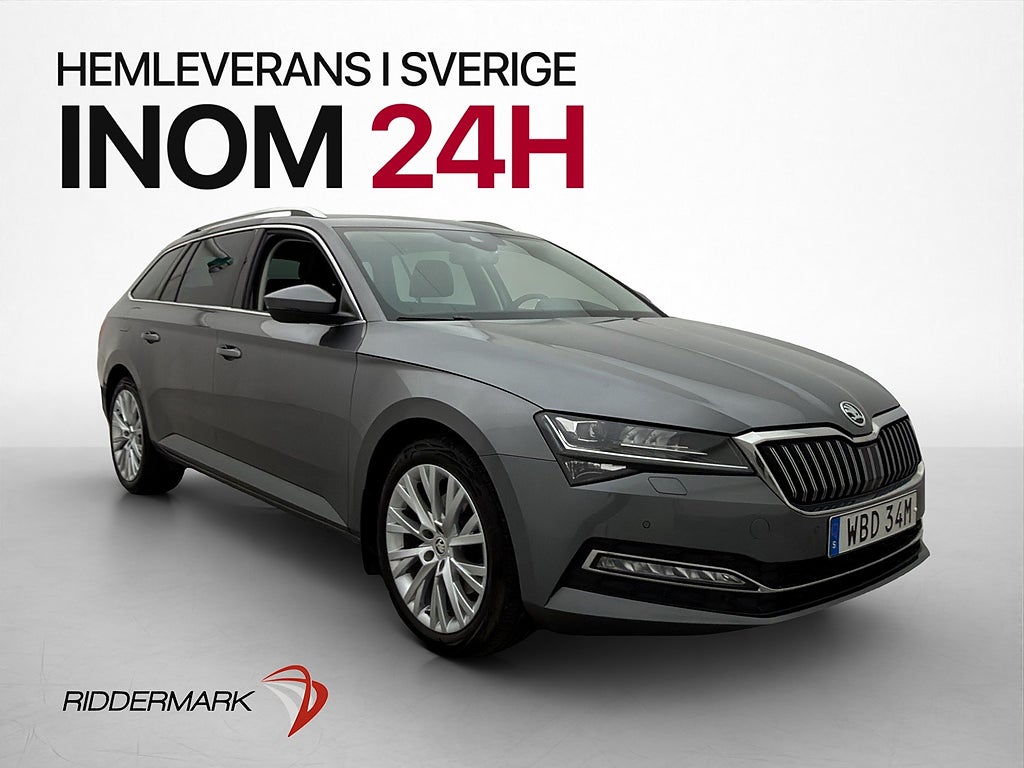 Skoda Superb 2.0 TDI 4x4 Business Drag Skinn Värmare MOMS