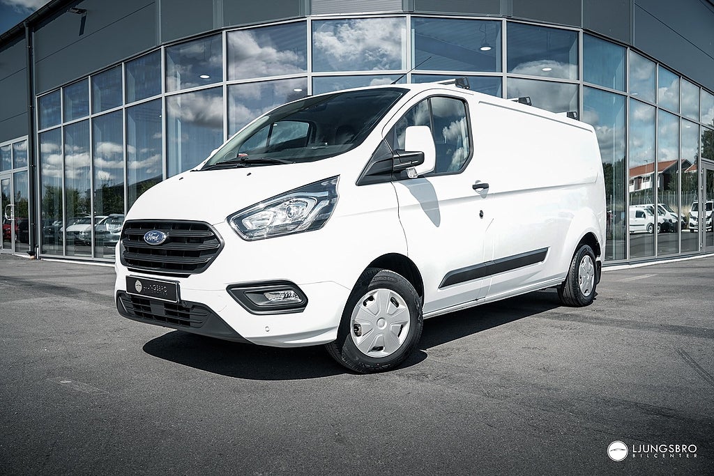 Ford Transit Custom 300 130hk / 3 Sits / Drag / Kamera / Leasebar
