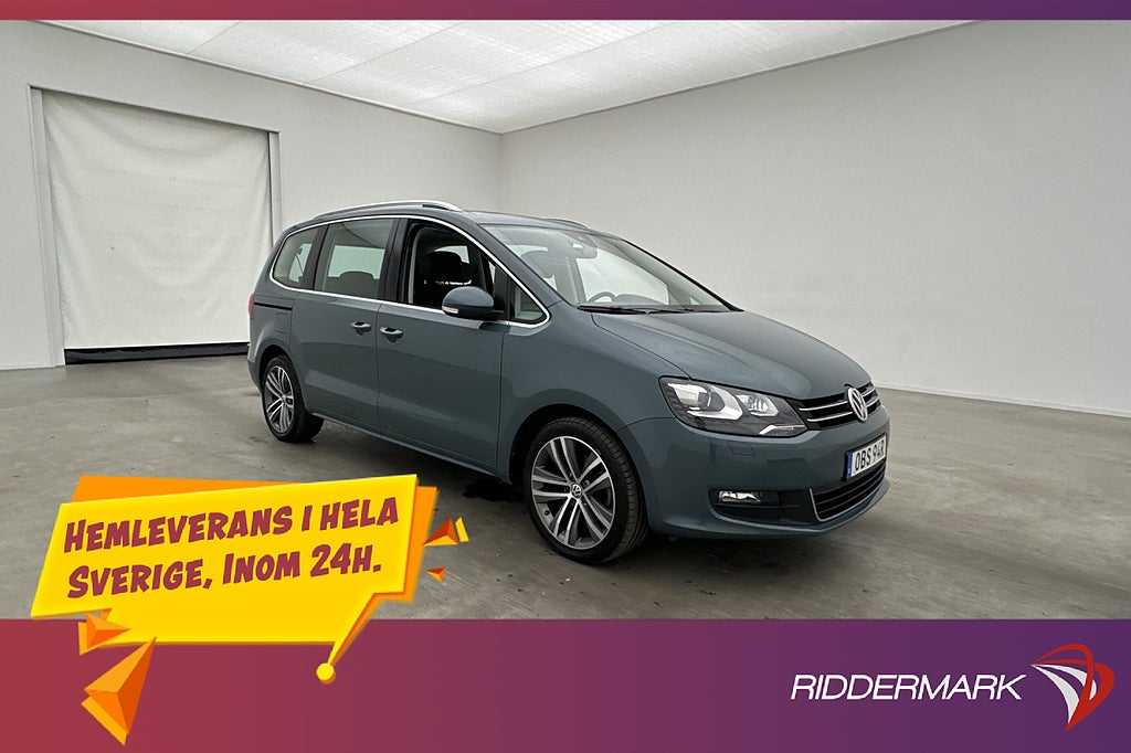Volkswagen Sharan TDI Premium 7-Sits Pano Skinn Kamera Navi