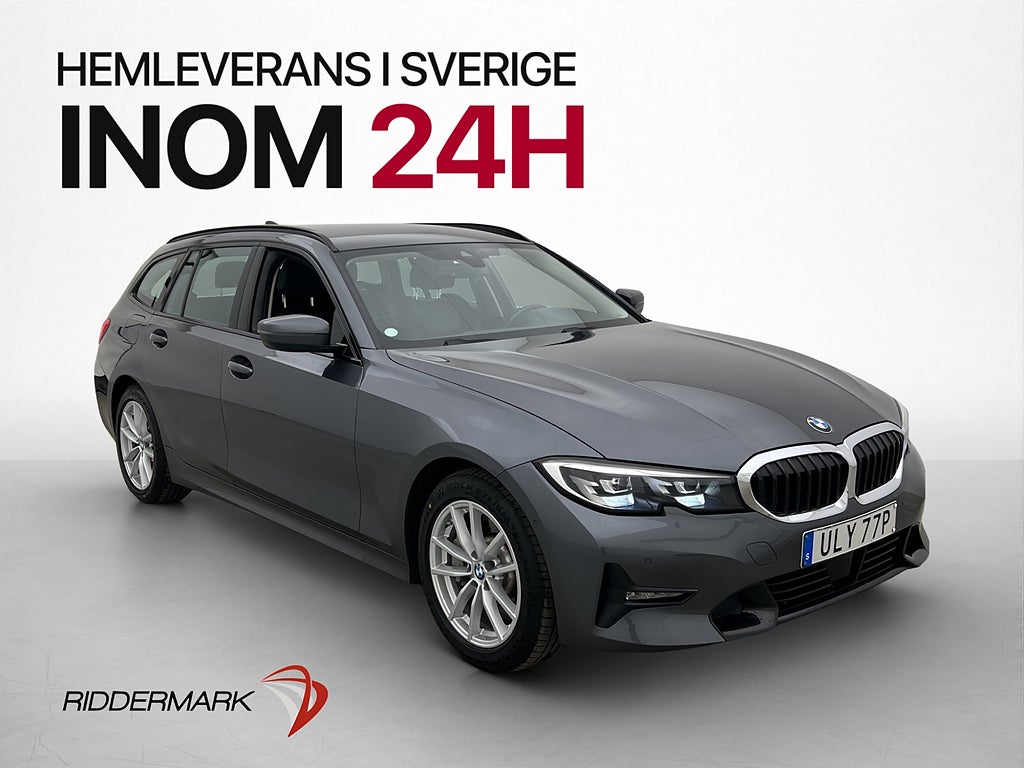 BMW 330e 292hk Sport line Kamera MOMS CarPlay Adaptiv Drag