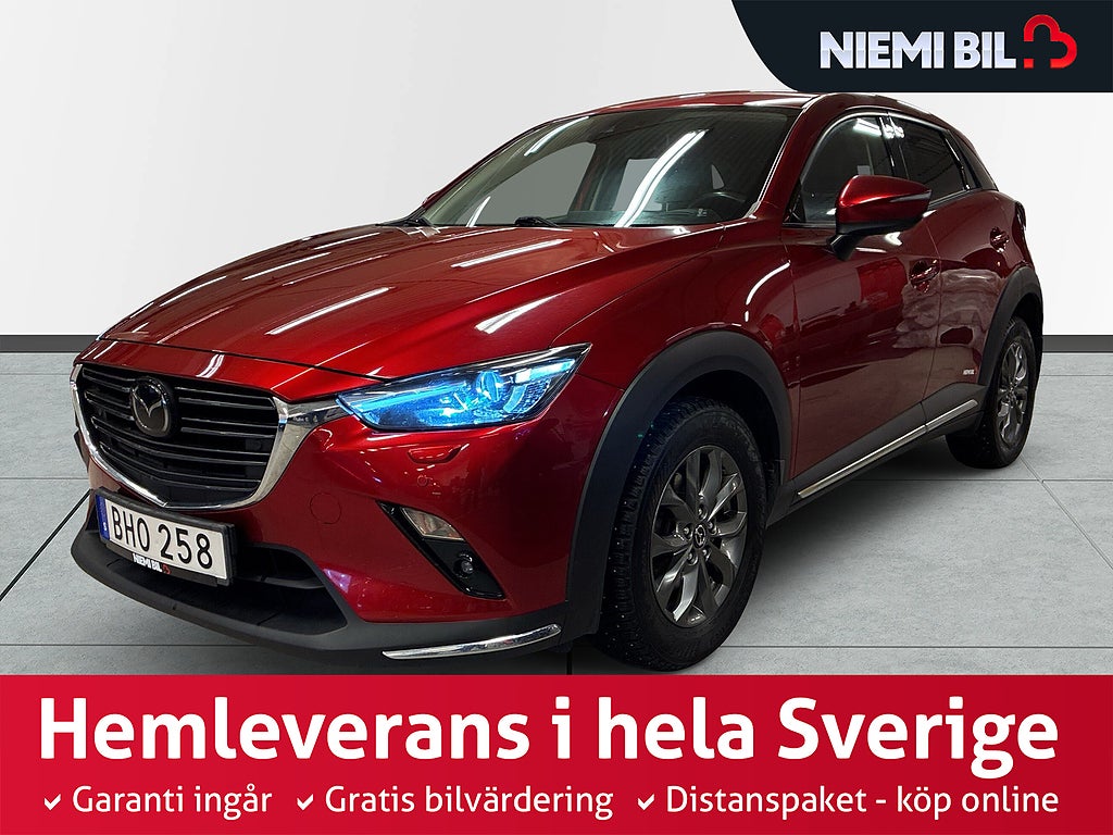 Mazda CX-3 2.0 AWD Drag/BOSE/Rattvärme/Kamera/MoK-Värm/SoV-Däck