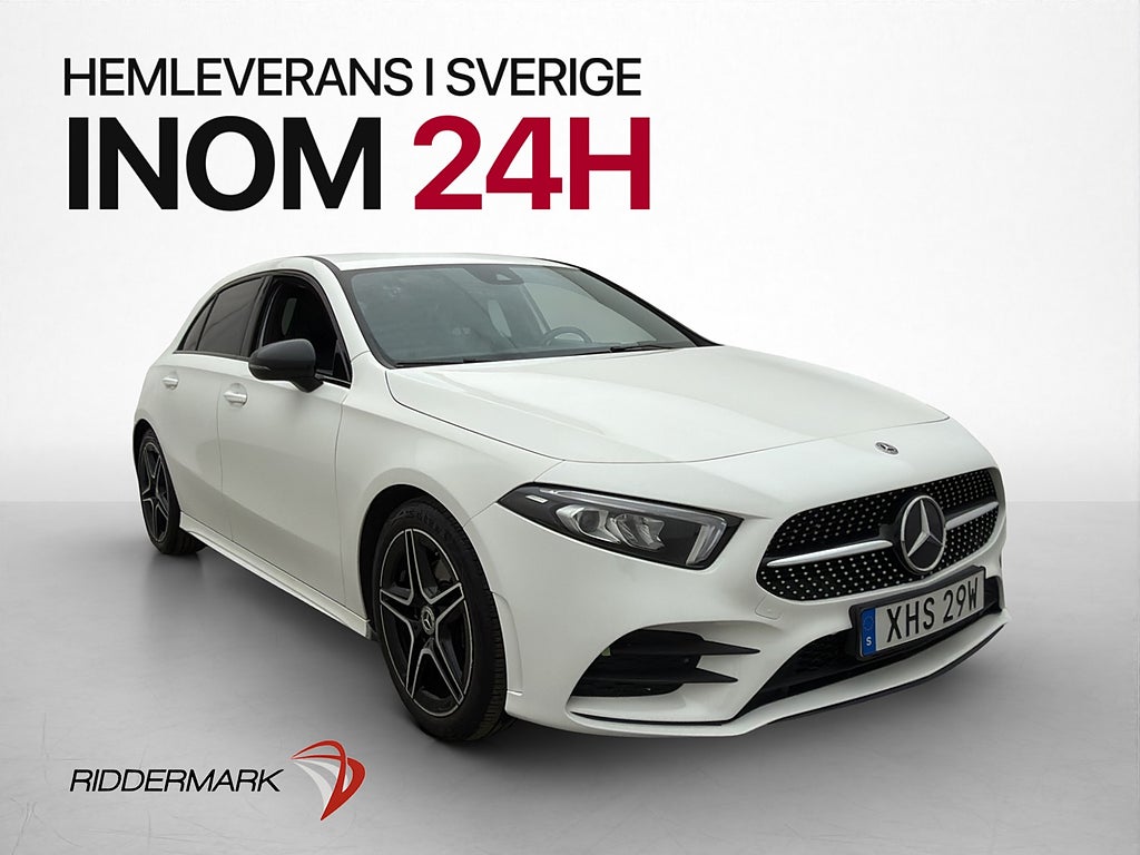 Mercedes-Benz A 180 136hk AMG Line Dragkrok Kamera CarPlay