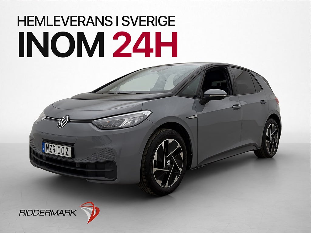 Volkswagen ID.3 Pro Performance 204hk Värm Kamera Halvskinn