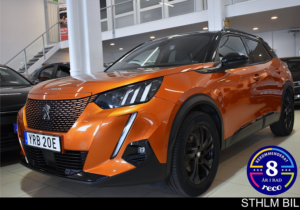 Peugeot 2008 e- GT-Line 50 kWh B-Kamera 136hk - Carplay 3.45% Ränta 