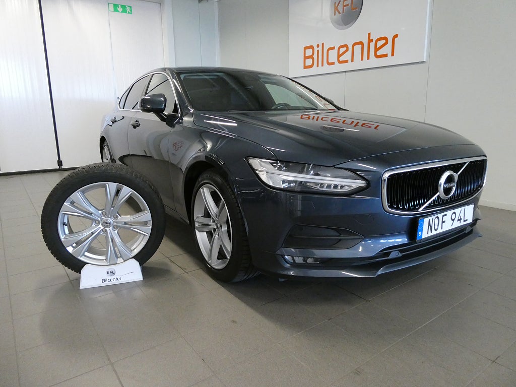 Volvo S90 D4 *KFL 10år 2,99%* Aut-Navi-Värmare-VOC-Skinn-CarPlay-SoV
