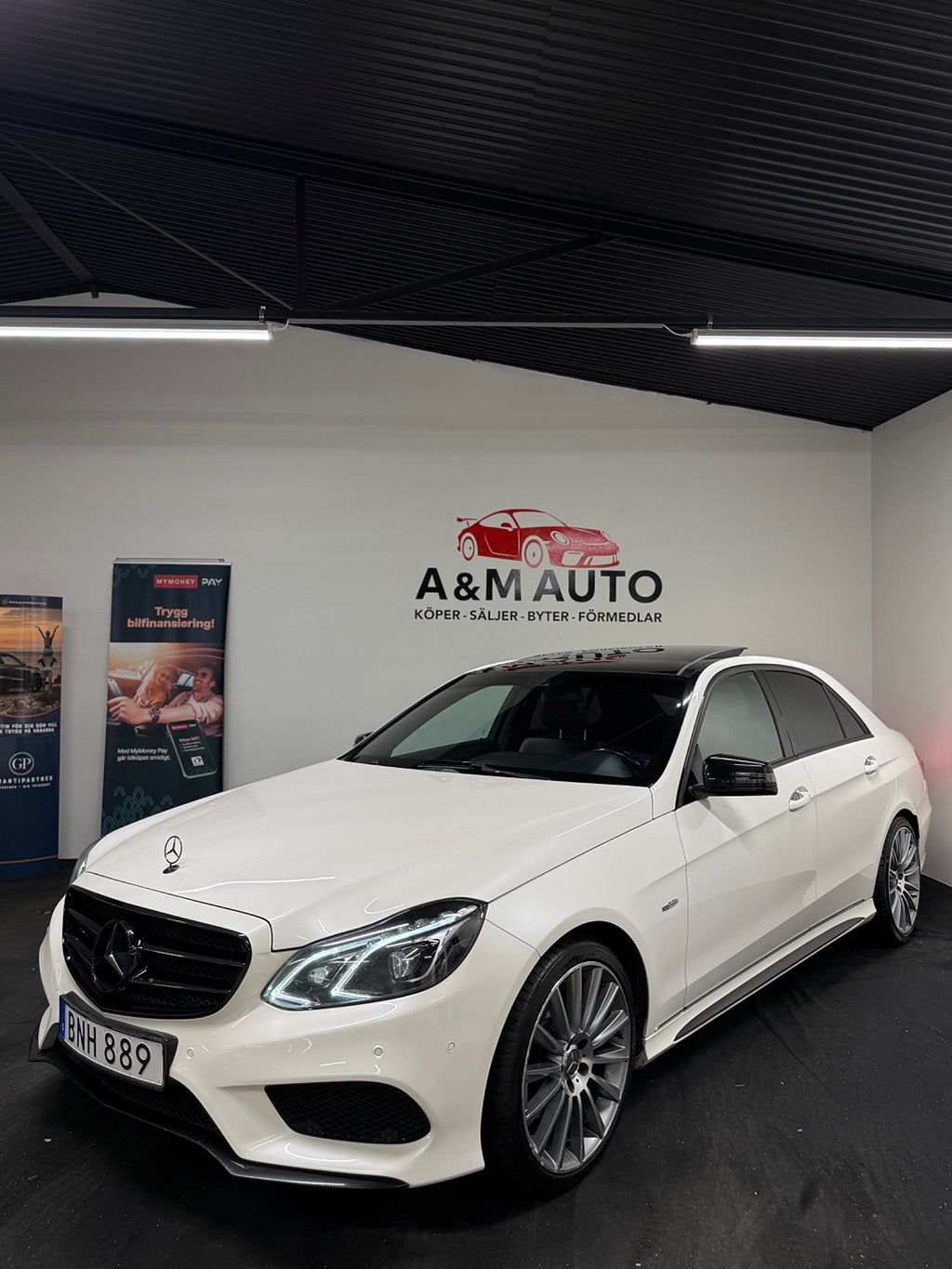 Mercedes-Benz E 220 CDI 7G-Tronic AMG-Line - Pano / Helskinn / Sensorer