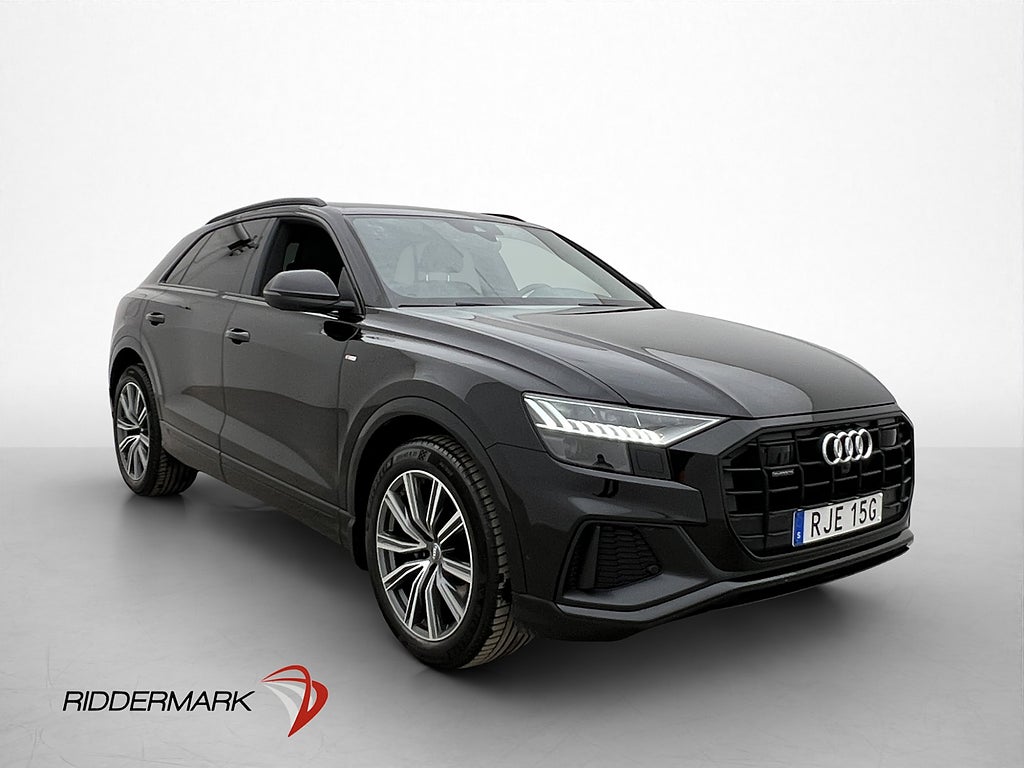 Audi Q8 50 TDI 286hk S Line Luft 360 Värm Cockpit B&O Drag