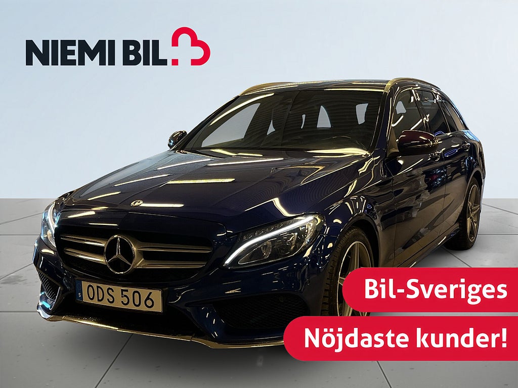 Mercedes-Benz C 220 T d AMG Line Drag/Kamera/MoK/Burmester/S&V/P-Värm