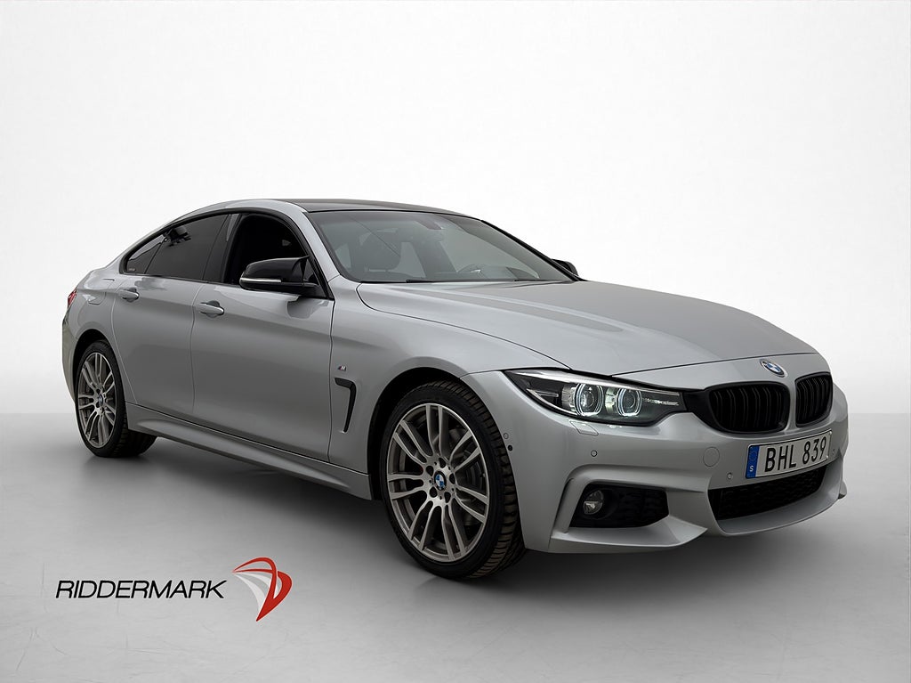 BMW 430 i xDrive M Sport Skinn Cockpit CarPlay Drag Kamera