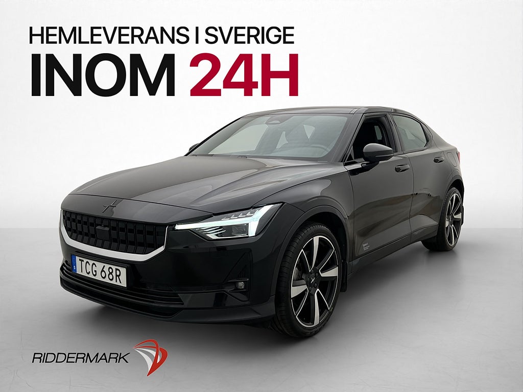 Polestar 2 Long Range AWD Pilot Plus Pano H/K 360° Drag 408h