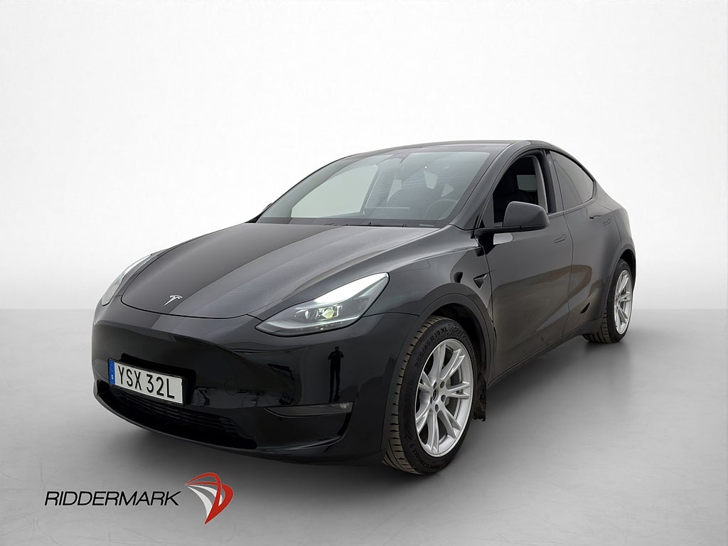 Tesla Model Y Long Range AWD Uppgraderad AP Drag Sv.Såld