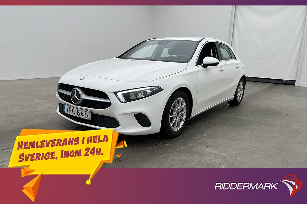Mercedes-Benz A 200 163hk Kamera Halvskinn Farthållare