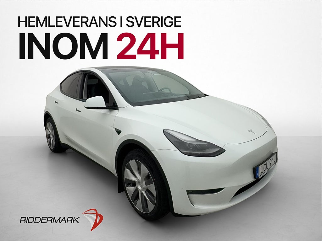 Tesla Model Y Long Range AWD 514hk Autopilot Pano Drag MOMS