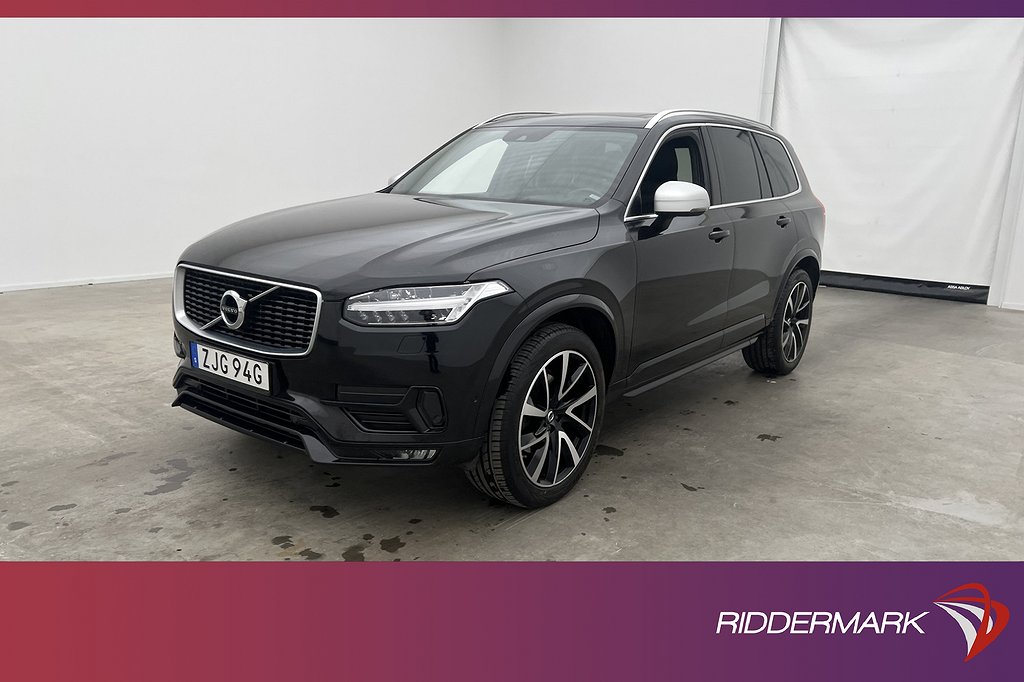 Volvo XC90 D5 AWD 225hk R-Design Pano B&W Luft HUD Kamera