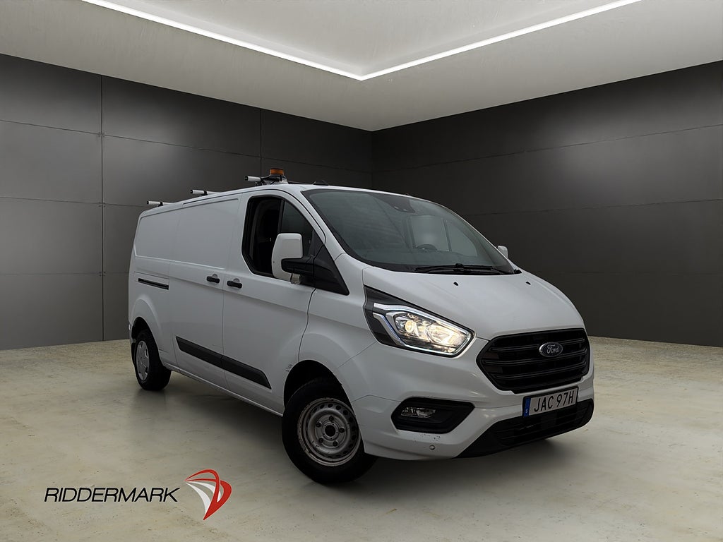 Ford Transit Custom L2 D-Värm 2xDörr B-Kam Drag CARPLAY Moms