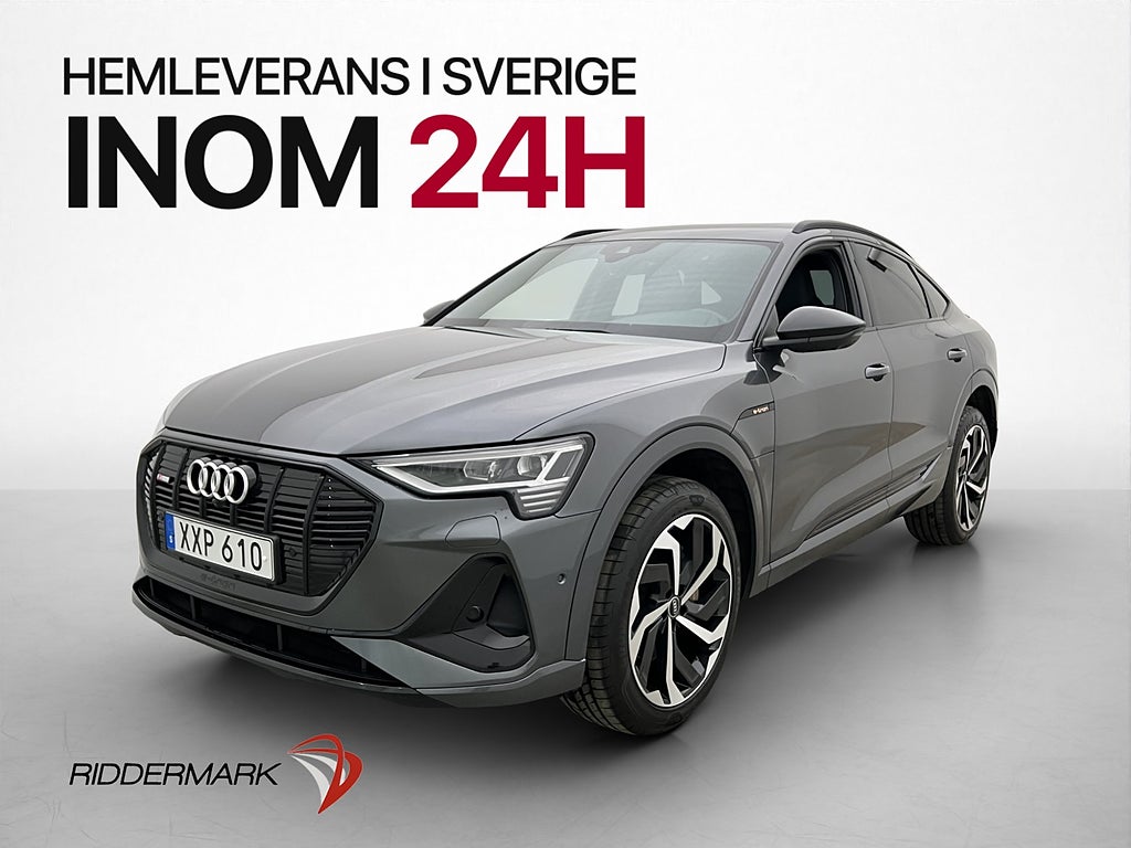 Audi E-Tron Sportback 55 Q S-Line Pano B&O 3D-Kamera Skinn