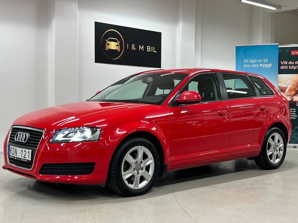 Audi A3 Sportback 1.6 TDI Attraction, Comfort/ Nybesiktad/ 