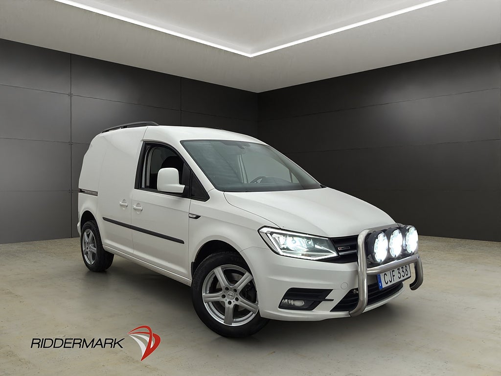 Volkswagen Caddy 4M Värmare Dragkrok Farthållare Bluetooth
