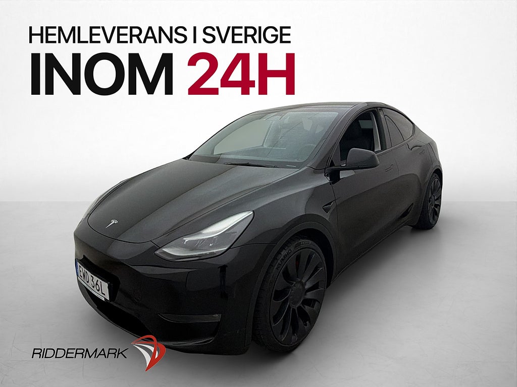 Tesla Model Y Performance AWD MOMS Autopilot Värmepump