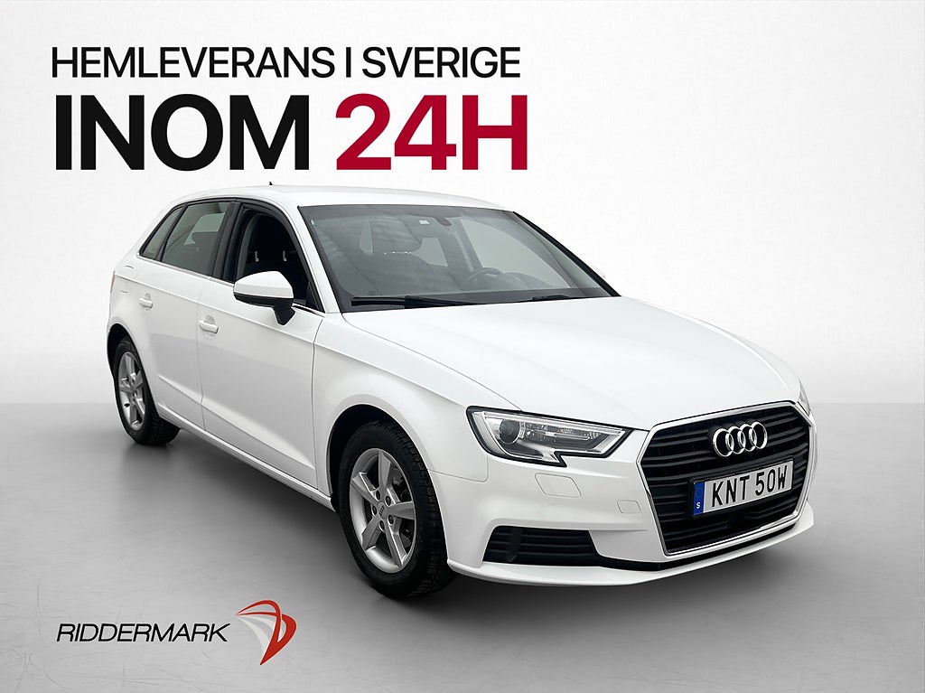 Audi A3 Sportback 35 TFSI 150hk Sensorer Adaptiv-Farthållare
