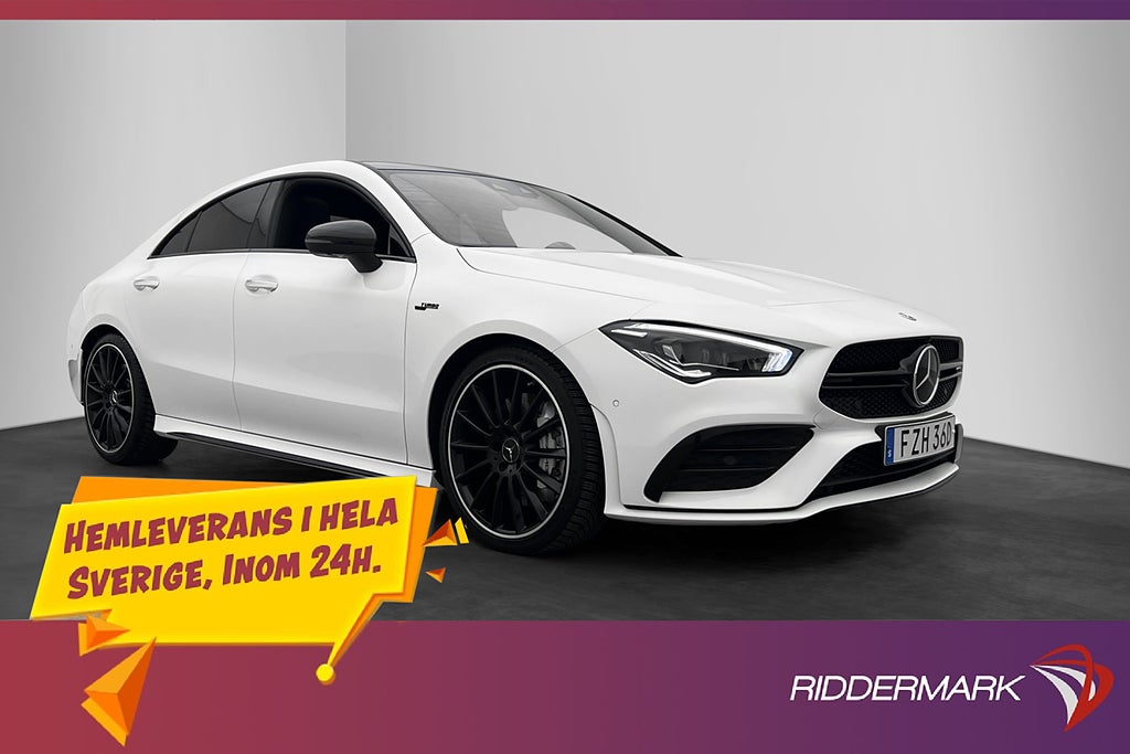Mercedes-Benz CLA 35 AMG 4M Coupé Premium Pano 360° P-Värm