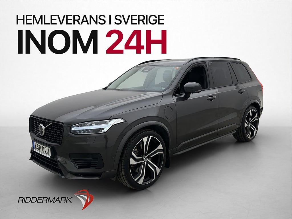 Volvo XC90 T8 AWD Plug-In Ultra Dark 7-Sits Pano B&W P-Värm