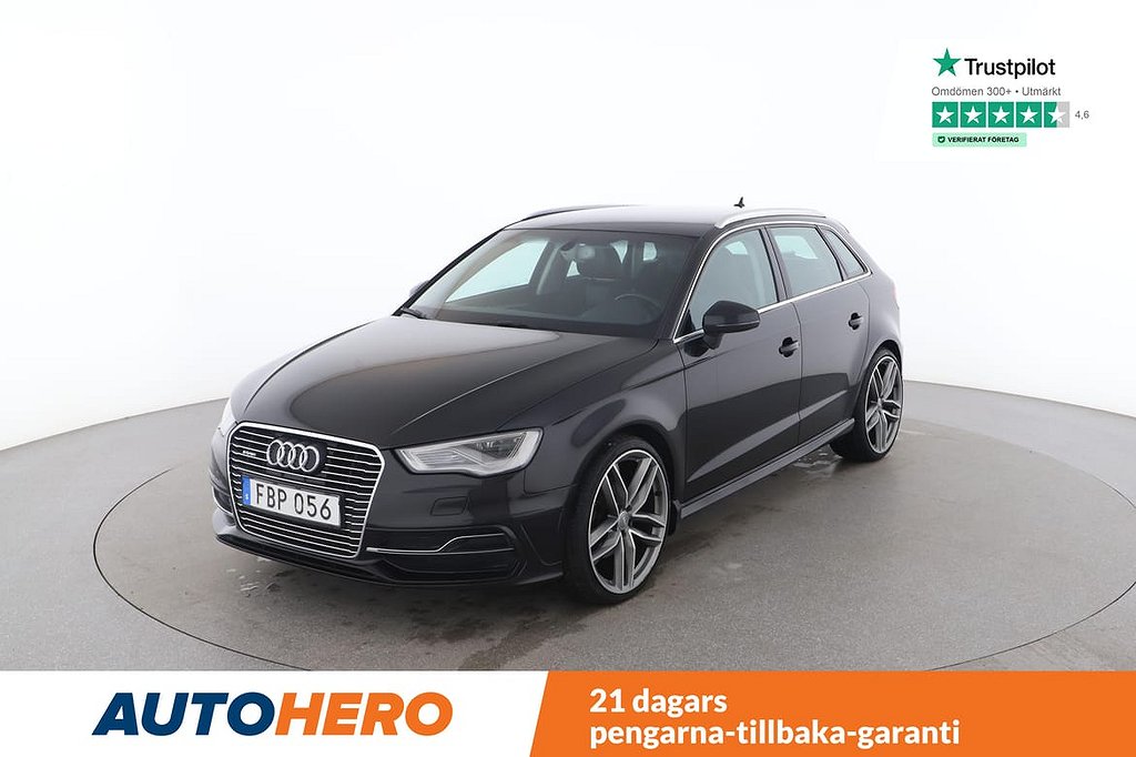 Audi A3 Sportback e-Tron 204 HK / PDC-bak, Motorvärmare, Cruise-control,