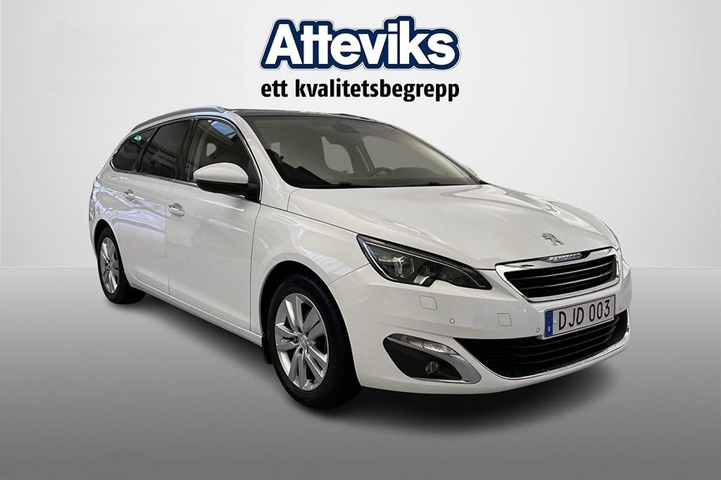 Peugeot 308 SW 1,2 130hk Panorama/Drag/Sensorer