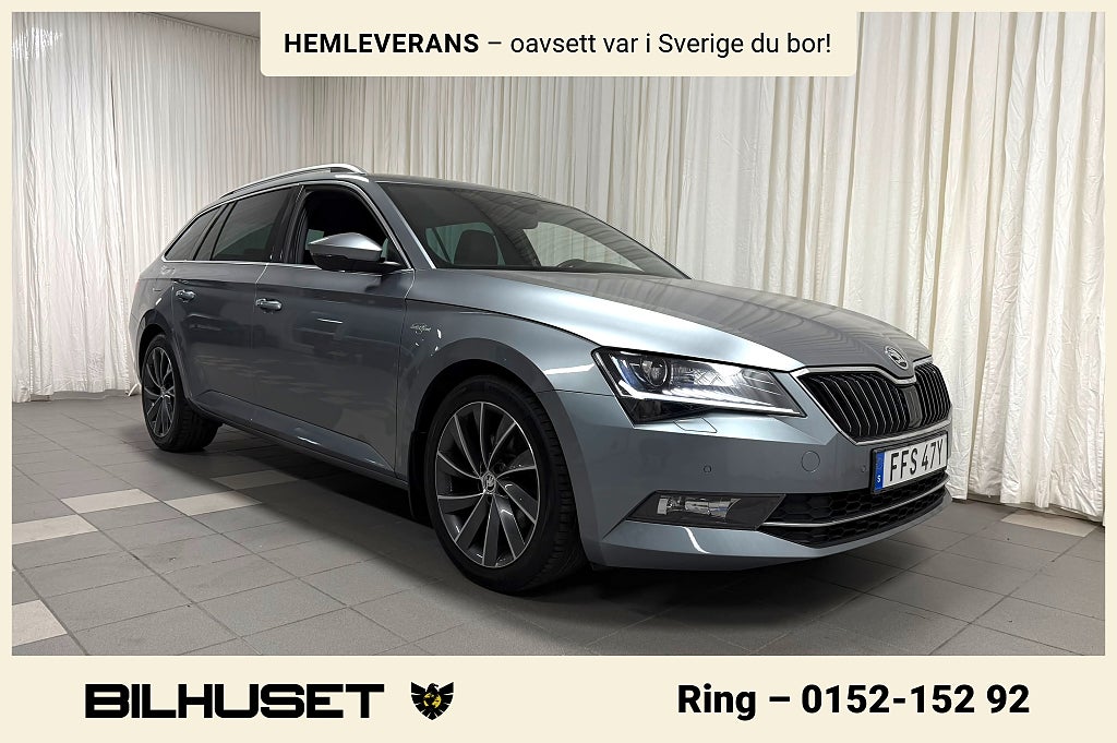 Skoda Superb 2.0 TDI 4x4 L&K D-VÄRM DRAG CANTON COCKPIT CARPLAY