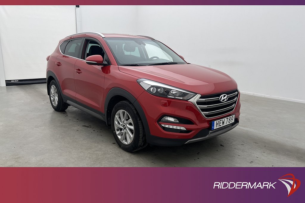 Hyundai Tucson 1.6 T-GDI 4WD 177hk Kamera Navi Sensorer Drag