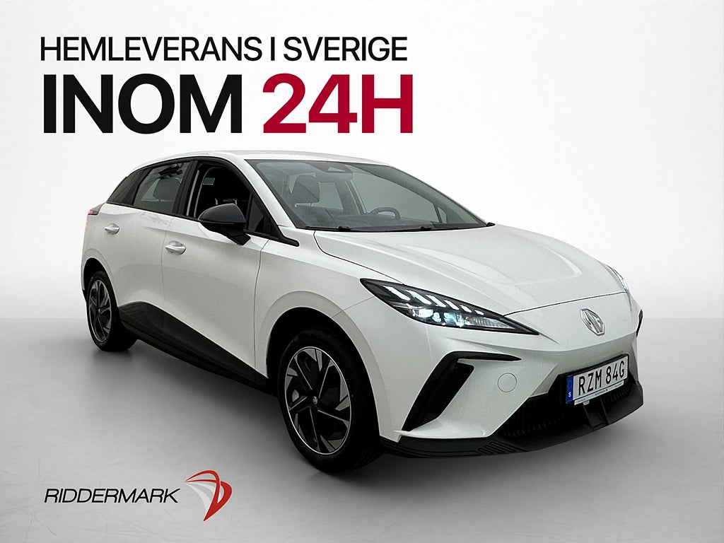 MG 4 Electric Standard Range MOMS CarPlay Kamera Rattvärme