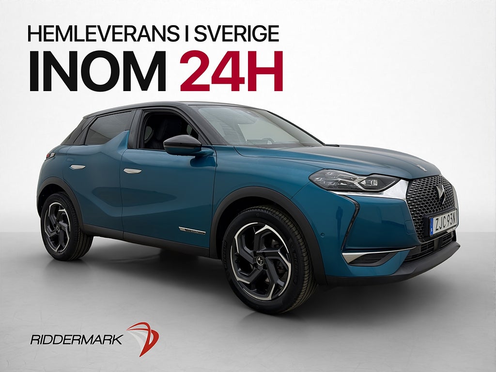 DS 3 1.2 PureTech 155hk Exclusive Kamera HuD Läder